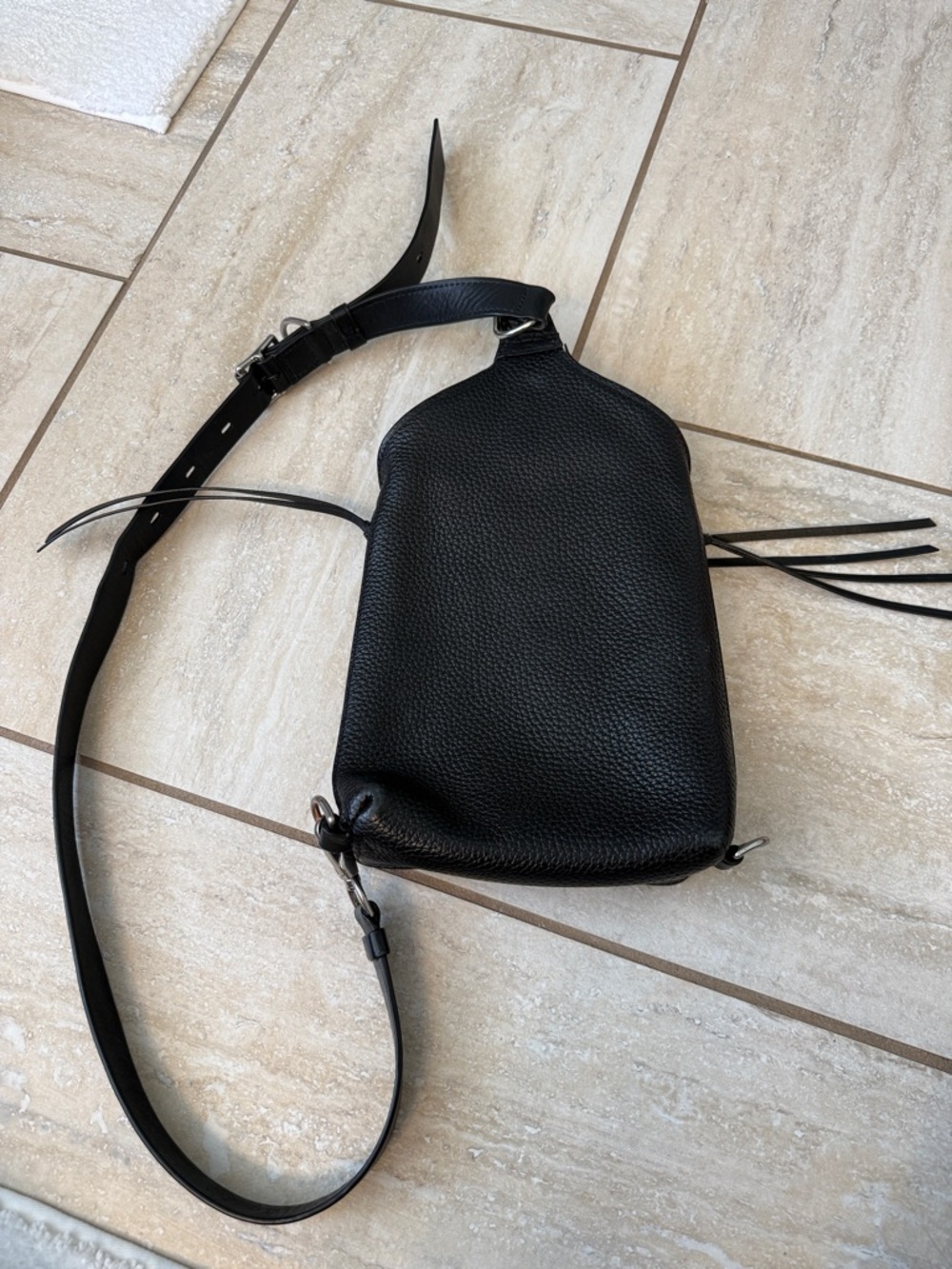Rag & Bone Elliot Sling Pack Leather Crossbody Bag - Picture 11 of 16